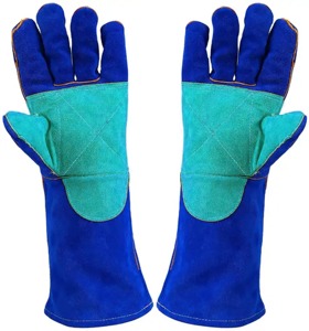 CAPTAIN INDUSTRY CI-WG-107 Guantes de Soldadura de Cuero de Alta Calidad con Diseño Personalizado, Antideslizantes e Impermeables - Product Image 5