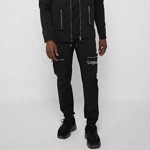 Ensemble Cargo Jogger en Nylon pour hommes, Logo personnalisé, ensemble de survêtement deux pièces, veste Cargo, pantalon, survêtement grande taille, ensemble de 2 pièces pour hommes - Product Image 2