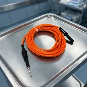Cliniva Câble Orange Monopolaire Laparoscopique 8mm/300cm, Ensemble d'Instruments Chirurgicaux Manuels Certifié CE ISO13485 pour Hôpital et Clinique - Product Image 6