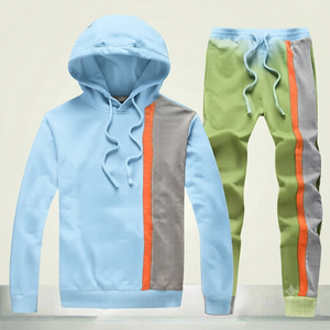 Conjunto de Dos Piezas, Sudadera con Capucha Estampada, Pantalones Deportivos, 100% Algodón, Casual, Invierno, Ligero, Secado Rápido, Transpirable, para Entrenamiento Físico - Product Image 2