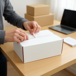 Vietnam Manufacturer's E-Commerce Ready Shipping Box with Tear Strip Return Opening Dual Adhesive <b>Storage</b> <b>Boxes</b> & <b>Bins</b> - Product Image 3