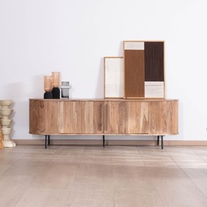 Meuble TV Vandana Silver Layerstyle en acacia Bopee 175 cm - Product Image 1