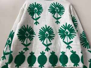 Manteau Duster Unisexe en Coton Matelassé Respirant Brodé Suzani Fait Main, Vêtement d'Extérieur Tribal d'Art Populaire pour Festival - Product Image 5