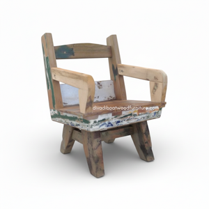 Asiento de Madera de Barco Reciclada, Sofá Artesanal Duradero para Hogar, Villa, Resort, Estilo Rústico, Muebles de Interior y Exterior, Venta al Por Mayor - Product Image 1