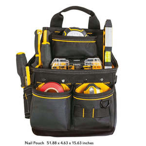 Leather <b>Tool</b> <b>Belt</b> | Carpenter <b>Tool</b> Pouch | Framers <b>Tool</b> <b>Belt</b> | Handyman <b>Belt</b> - Product Image 4