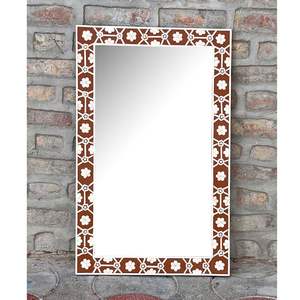 Luxury Handmade <b>Wall</b> <b>Mirror</b> with Natural Bone Inlay Elegant Home Decor Interior Design Gift Bone Inlay Handicraft - Product Image 4