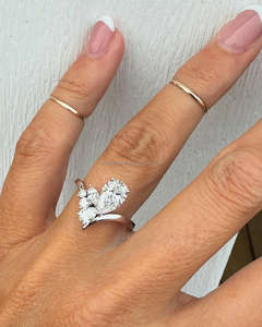 Arin/Or 18K/14K avec diamants naturels certifiés GIA/IGI, designs modernes ou personnalisés avec des bagues en diamant de faible quantité minimale de commande - Product Image 1