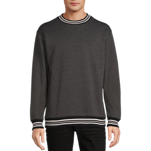 เสื้อสเวตเชิ้ตคอกลมสีพื้นแบบสั่งทำพิเศษสำหรับผู้ชายไซส์ใหญ่ สไตล์ลำลองทันสมัยสำหรับฤดูหนาว - Product Image 2