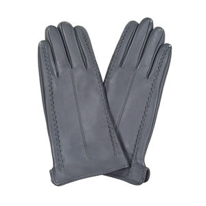 Proveedor al por Mayor de Guantes de Piel de Cabra Genuina, Cálidos, Unisex, Clásicos, Forrados de Lana, Transpirables, de Secado Rápido, para Todas las Temporadas - Product Image 6