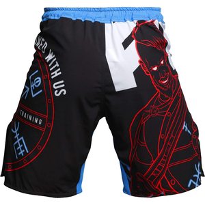 Pantalones Cortos de MMA Unisex Personalizados OEM, Cintura Elástica Sublimada, Poliéster Transpirable para Artes Marciales, Venta al Por Mayor de Fábrica OEM - Product Image 3