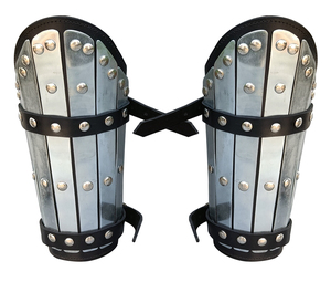 Medieval Steel Vambraces Handmade Knight Forearm Bracers Plate Arm Guards Wearable Armor for sca Reenactment Easter & Halloween - Product Image 2
