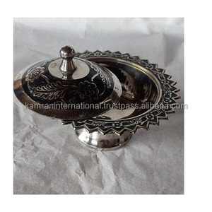 Custom Print Powder Pot Home Restaurant Decorative Gifts Antique-Style <b>Brass</b> Sports Logo-Themed Religious Metal Model Polished - Product Image 1