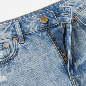 Short en jean premium pour femme, taille haute, double boutonnage, sexy, coupe ample, nouvelle collection, tendance été, vente en gros - Product Image 4