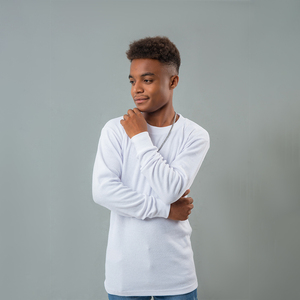 <b>Men</b> Winter <b>Thermal</b> Breathable Casual Collarless 280 GSM Solid Base Layer Shirt Long Sleeve Cotton Stretch Warm <b>Inner</b> <b>Wear</b> - Product Image 5