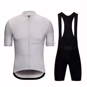 Traje de Ciclismo de media manga de calidad superior personalizado al por mayor, transpirable, cómodo, duradero, estilo de conjunto de uniforme de ciclismo profesional - Product Image 1