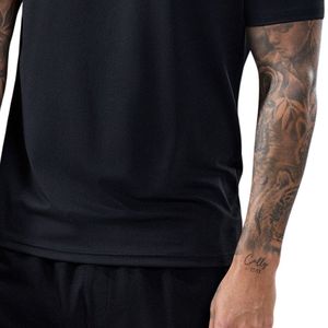 เสื้อยืดคอกลมแขนสั้นผู้ชาย ผ้าฝ้าย 100% สวมใส่สบาย เหมาะสำหรับออกกำลังกาย ระบายอากาศได้ดี เป็นมิตรกับสิ่งแวดล้อม เนื้อผ้านุ่ม ใส่ได้ในช่วงฤดูร้อน เหมาะสำหรับใส่ไปยิม - Product Image 5