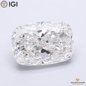 Diamant de laboratoire CVD certifié IGI 2,00 carats, taille coussin, clarté VS1, couleur F, pour bijoux solitaires élégants - Product Image 1