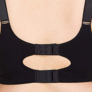 Soutien-gorge de sport rose imprimé pour femme, bretelles croisées, col rond, maintien moyen, pour yoga, fitness, course à pied, séchage rapide, respirant - Product Image 2