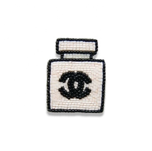 Broche de Moda Infantil de Lujo Hecho a Mano al por Mayor, Personalizado con Bordado de Ojo y Corazón, Alambre de Hilo Metálico, Cuentas, Cobre, Regalo para Bodas y Fiestas - Product Image 2
