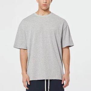 เสื้อยืดโอเวอร์ไซส์ผู้ชาย พิมพ์โลโก้ ผ้าฝ้าย 100% เสื้อยืดพลัสไซส์ ไซส์ใหญ่พิเศษ ทรงหลวม - Product Image 4