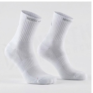 NORTH APPROACH Crew Athletic <b>Socks</b> White Breathable Running <b>Socks</b> for Adults Summer Season - Product Image 3