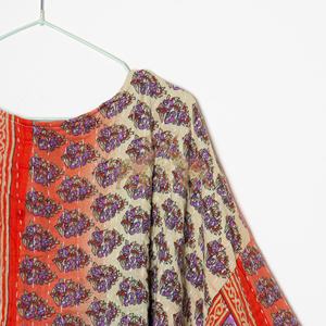 Hermoso albornoz con estampado floral, estilo vintage de Rajastán, kimono de algodón Kantha para hombres y mujeres. - Product Image 4