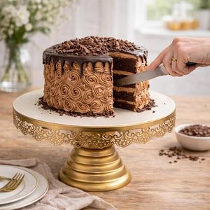 Support à gâteau réutilisable pour servir des desserts, présentoir élégant pour pâtisserie, fête et repas à domicile - Product Image 4