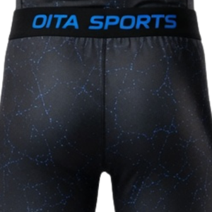 Ensemble de t-shirt et short de compression pour homme noir et bleu, respirant, à séchage rapide, extensible, pour la salle de sport, l'entraînement, la course à pied, le sport athlétique - Product Image 6