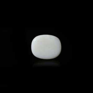 Natural Larimar Amber Opal Loose Gemstone 7.4 Carat Pear Oval Shape for Fine Jewelry - Product Image 2