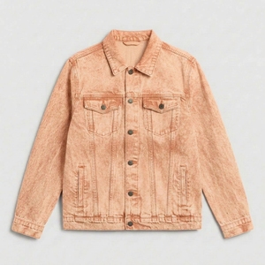 Producción OEM de Prendas de Vestir Exteriores y Soporte para Marca Privada, Chaqueta Vaquera para Hombre Más Vendida, Chaqueta Vaquera Masculina de Estilo Urbano Contemporáneo - Product Image 3