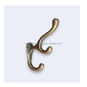 Space Saving Wall Hooks Set 4 in Durable Brass Finished for Smart Home <b>Organisation</b> and Storage at Best Price Wall Hook - Product Image 1