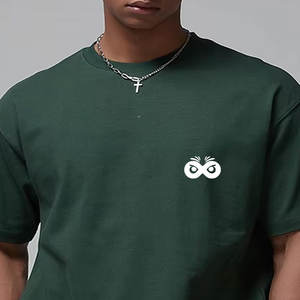 Camisetas Oversize para Hombre, Diseño Moderno, 100% Algodón, Color Sólido, Talla Adulto, Corte Holgado, Estampadas - Product Image 4