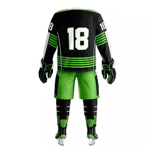 Ensemble d'uniformes de hockey sur glace unisexe 2026 les plus vendus – Toucher doux, prix usine, vêtements de sport en gros, maillot de hockey respirant et à séchage rapide - Product Image 4