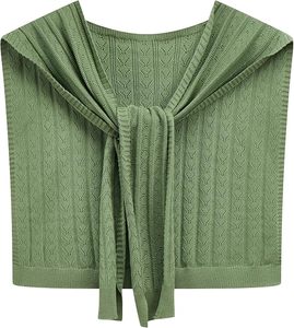 Fournisseur en gros d'usine de châles tricotés portables pour femmes, écharpes à boutons, ponchos et capes - Product Image 1