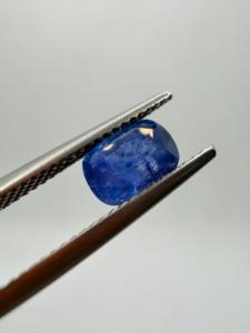 Natural Royal Blue Sapphire <b>Cushion</b> Cut 1.70CT 7.5x5.5x4.5mm Heat Treated Color Play Third Party Certified Loose Gemstone for - Product Image 3