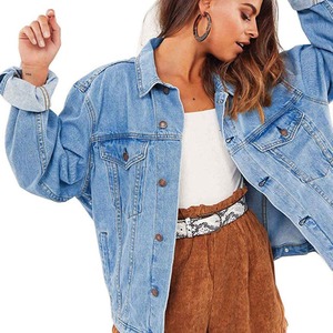 Chaquetas Vaqueras Personalizadas para Mujer con Bordado Floral en Toda la Superficie, Transpirables, con Patrón Sólido para la Temporada de Otoño - Product Image 6
