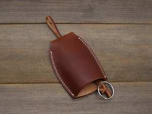 Wholesale <b>Personalized</b> Logo Printed Custom Metal PU Leather <b>Keychain</b> Premium Genuine Leather Keyring for Car Keys Gifts - Product Image 4
