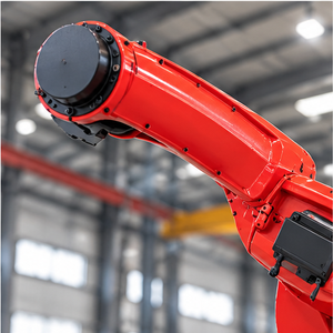 Robot de soudage industriel rouge à 6 axes, nouvelle tête de soudage en acier inoxydable, AC 380V, pour la fabrication de soudures artistiques - Product Image 1