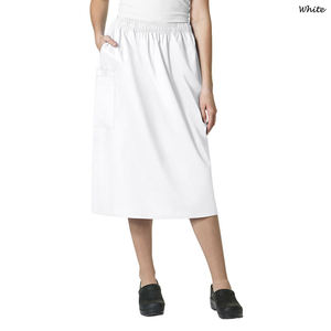 Vente en gros d'usine : Ensemble de jupes de travail pour infirmières, uniformes médicaux pour femmes, tissu tricoté 100% coton, respirant et confortable - Product Image 3