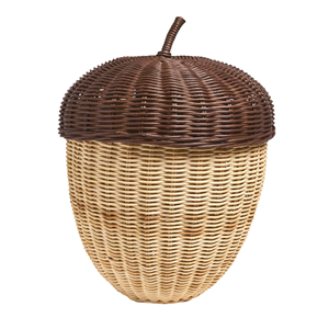 Panier de rangement en rotin en forme de gland, tressé à la main, écologique, pour jouets, décoration de chambre d'enfant, vente en gros Vietnam - Product Image 5