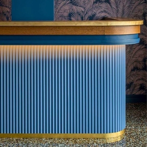 Barra de Bar Personalizada Blue Aura Premium, Diseño Moderno, Unidad de Entretenimiento Duradera para el Hogar y Fiestas - Product Image 2