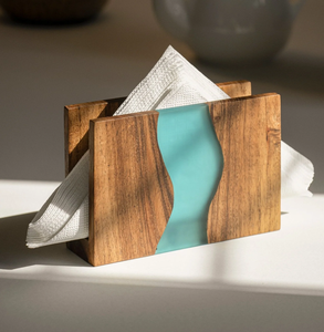 Porte-serviettes en bois et résine le plus vendu pour les tables de cuisine, les comptoirs de salle à manger, les cafés et les restaurants, à prix raisonnable - Product Image 5
