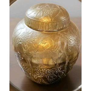New Design Metal <b>Ginger</b> <b>Jar</b> Handmade Decorative <b>Ginger</b> Storage Container Tabletop Unique Design Kitchen Storage <b>Jar</b> Supplies - Product Image 2