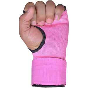 Gants de boxe à main ouverte avec logo personnalisé, doublure intérieure en gel élastique, pour entraînement rapide, avec coutures renforcées et doublure intérieure en gel - Product Image 5