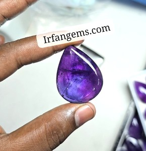 Ametista Africana 100% Natural de Alta Calidad, Cabujón, Precio al por Mayor, Lote de Piedras de Amatista Africana para Joyería - Product Image 1