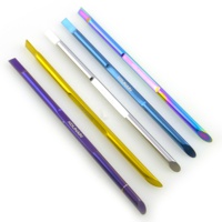 Spatule de mélange durable en acier inoxydable KOUNAIN, bâtonnet d'agitation cosmétique et cuillère de mélange pour soins des doigts
