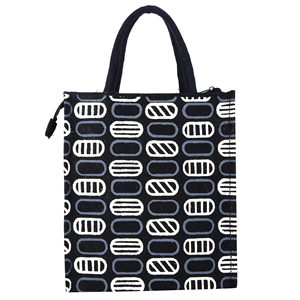 High Quality Black <b>Canvas</b> <b>Tote</b> Bag Solid Color Zipper Closure Minimalist Style All Seasons Shopping Bag All Seasons Use - Product Image 3