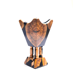 Brûleur d'encens décoratif en bois et résine, fait main, avec logo personnalisé, motif ange d'amour, forme personnalisable pour la maison - Product Image 1