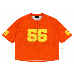 T-shirt en maille pour homme 2026, style urbain, en tissu maille confortable et doux, coupe oversize personnalisée, séchage rapide, modèle très vendu - Product Image 5