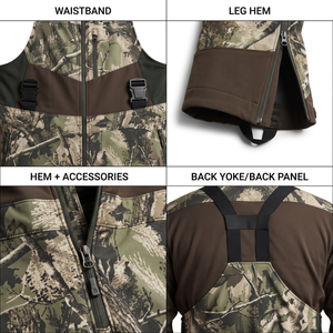Pantalon de chasse imperméable 3 couches à taille haute pour homme, camouflage extérieur par Active Safety - Product Image 4